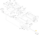 Toro OEM 127-3399 Mower Deck Pivot Pan Rod Fits Toro Late Titan MX, ZX Models (Tube Framing).