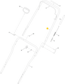Toro OEM 117-9139 Upper Handle Section Fits Select 21" Toro Single Stage Power Clear and Quick Clear Snowblower (Only Model 38564) Models.