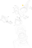 Toro OEM 94-9914 Snowblower Chute Control Handle (Plastic) Fits Select Single Stage Quick Clear (Only Models 38564), Power Clear and Older CCR Snowblower Models.