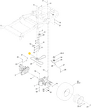 Toro OEM 115-9613 Cogged Hydraulic Drive Belt Fits Early/Late Model Titan MX and ZX Models.
