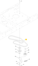 Toro OEM 130-6975 Cogged Hydraulic Drive Belt Fits Early/Late Models 32" Timecutter SS, SW, ZS - 34" Timecutter MX 3450 (Only Model 74750) - 42" Timecutter SS, SW, SWX, MX and ZS.