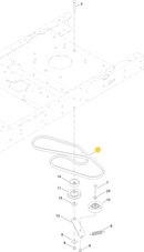 Toro OEM 130-6976 Hydro Drive Belt Fits Toro 50" Early/Late Model Timecutter SS, SW, SWX, ZS, MX and 54" Early/Late Model Timecutter SS and SW.