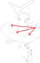 Toro OEM 130-0656 Spindle Assembly Pulley Fits 54" Timecutter SS and SW Models.
