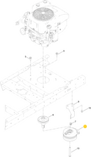 Toro OEM 125-0038 PTO Clutch Fits Early/Late Toro 32" Timecutter ZS, SS, SW Models.