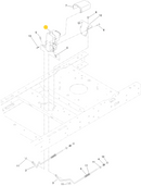 Toro OEM Brake/Electrical Box 136-4214 Fits Toro Timecutter 32" SW - 42" SW, SWX - 50" SW, SWX - 54" SW Steering Wheel Models Only.