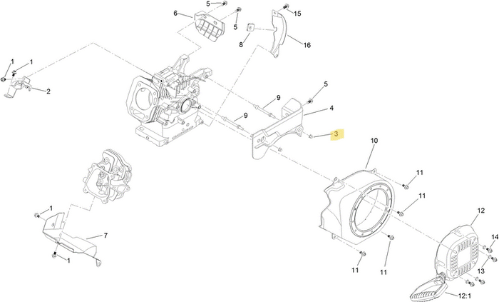 Toro OEM 127-9383 Acorn Nut