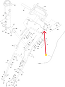 Toro OEM 131-5924 Snowblower Transmission/Drive Cable Fits Select SnowMaster, Snow MAX, Snowthrower Models.