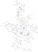 Toro OEM Mower Deck Belt 145-3482 Fits 52" Current/Late Grandstand Standard, HD+ and Multi-Force Models.