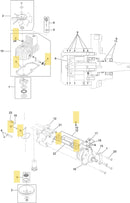 Toro OEM Hydro Pump Seal Kit 142-3604 fits TORO Z Master 3000, 4000, 5000 series.