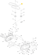 Toro OEM 130-6975 Cogged Hydraulic Drive Belt Fits Early/Late Models 32" Timecutter SS, SW, ZS - 34" Timecutter MX 3450 (Only Model 74750) - 42" Timecutter SS, SW, SWX, MX and ZS.