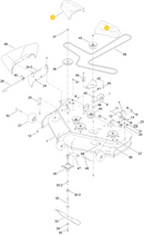 Toro OEM 108-7890 Spindle Belt and Pulley Cover Fits Toro 50" Timecutter Z 5000, MX, SS, SW, ZS and TITAN ZX5000 Models