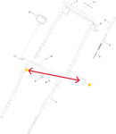 Toro OEM 136-7130 Handle Lock Bolt/Fastner Fits a Wide Range of Toro Snowblower Models (Most Popular on Single Stage Two-Piece Handle Assembly).