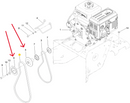 Toro OEM 120-3892 Snowblower Auger Drive V-Belt Fits Standard Power Max & E-Power Max Snowblower Models. TORO DEALER