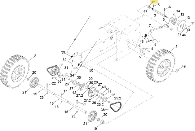 Toro OEM 125-1134 Snowblower 8 Tooth Pinion Gear