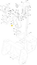 Toro OEM 136-6580-01 Snowblower Discharge Chute (Metal) Fits Select Power Max HD, Power TRX and Multi-Force Snowblower Models.