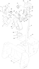 Toro OEM 136-6671 Snowblower Chute Release Cable Fits Select Standard Power MAX HD Snowblower Models (Metal Chute).