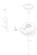 Toro OEM 120-2217 PTO Clutch Isolator Fits Late Timecutter and Timecutter HD Models - Current Timecutter MAX Models - Late Titan Models - Current Titan and Titan MAX Models (With I-Beam Framing).