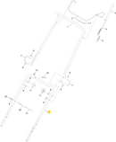 Toro OEM 138-8760-03 Lower Handle Section Fits Toro Select 21" Single Stage Power Clear Snowblower Models.