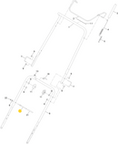 Toro OEM 139-3501 Push Button/Switch Box Support Rod Fits Toro Select 21" Single Stage Power Clear Snowblower Models (with Electric Start).