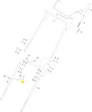 Toro OEM 139-3504 Push Button/Switch Box Support Rod Fits Toro Select 21" Single Stage Power Clear Snowblower Models (with Electric Start).