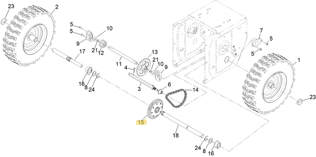 Toro OEM 140-3748 Snowblower Auto Turn Transmission