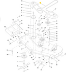 Toro OEM 138-4916 Mower Deck Belt Fits Toro Current 60" Proline Models.