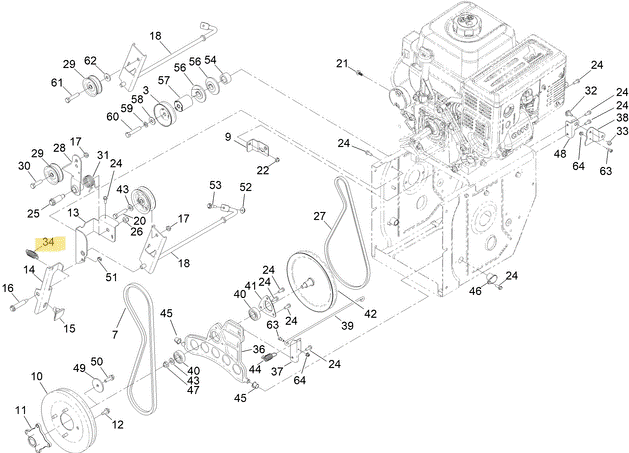 Toro OEM 147-9465 Extension Spring
