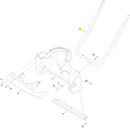 Toro OEM 117-2348-03 Lower Handle Section Fits Select 18" Toro Single Stage Power Clear and Power Lite Snowblower Models.