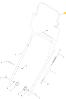 Toro OEM 117-7718-03 Upper Handle Clutch Bail Fits Select 18" Toro Single Stage Power Clear and Power Lite Snowblower Models.