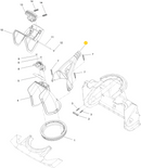 Toro OEM 110-9366 Snowblower Chute Control Handle (Plastic) Fits Select Single Stage Quick Clear, Power Clear and E-Power Clear Snowblower Models.