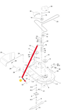 Toro OEM 138-7265 Fits Late/Current 34" and 42" Timecutter Models (Cast Aluminum Axle)