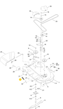 Toro OEM 138-7265 Fits Late/Current 34" and 42" Timecutter Models (Cast Aluminum Axle)