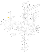 Toro OEM 144-1956-03 Top Discharge Chute Bracket Fits Current/Late 34" Toro Timecutter Models.