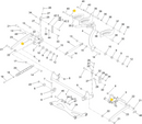 Toro OEM 138-7203 Mower Deck Height of Cut (HOC) Adjustment Pin Fits Toro Select Timecutter HD Models - Current/Late Proline Models - Grandstand Revolution Models.