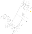 Toro OEM 147-1756 Upper Handle Section Fits Select 21" Toro Single Stage Power Clear (60V MAX Models Only).
