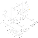 Toro OEM 145-6257-05 Height of Cut (HOC) Selection Bracket - Black Havoc Color - Fits Toro Current 54", 60" Timecutter Max Models (Models with Black Havoc Paint Color Only).