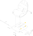 Toro OEM 147-5174 Seat Pan Shoulder Bolt Fits Current Timecutter MAX Series.