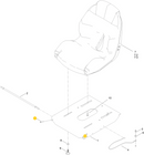 Toro OEM 147-5175 Pivot Pin Roll Screw Fits Current Non-My-Ride Timecutter MAX and TITAN (With I-Beam Framing) Models (1/4 x 1.75 - 20)
