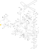 Toro OEM 138-7231 Discharge Chute Pivot Rod Fits Fits Late Timecutter HD Models - Late/Current 34" Timecutter Models - Late/Current 36", 48", 54", 60" PROLINE Models - Late/Current 48", 54", 60", TITAN and TITAN MAX Models.