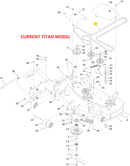 Toro OEM 133-1166 Mower Deck Belt Fits Current Toro 48" Titan Series.