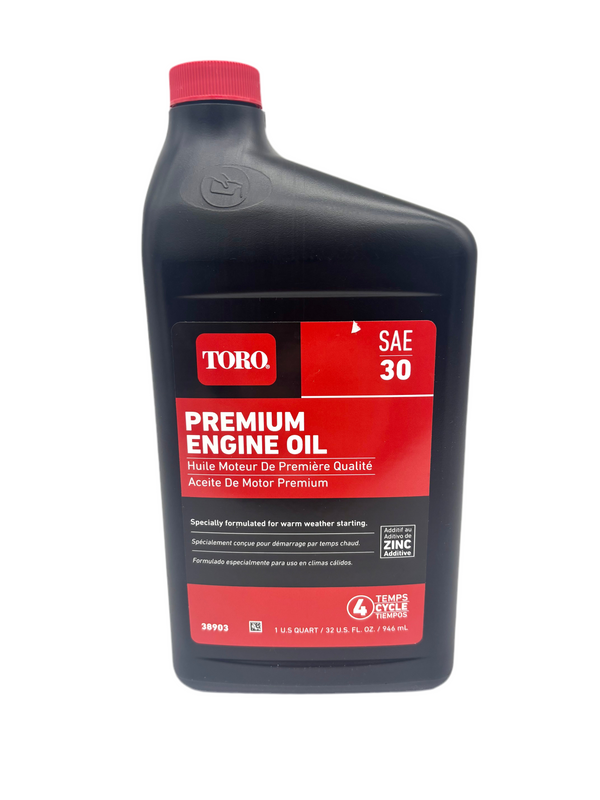 Toro OEM OIL 38903 SAE30 4 Cycle Lawn Mower Engine Oil Quart