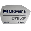 Husqvarna OEM 504094103 - 576 XP (AutoTune / X-TORQ) - Decal/Label