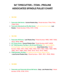 Toro OEM 139-7455 Spindle Assembly Pulley Fits 54" Timecutter HD Models - 54" Current PROLINE Models - Select Late/Current TITAN 54" Standard, My-Ride, X, XS, ZX, MX (I-BEAM and Tube Framing Models).