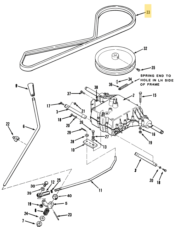 Toro OEM Transmission and Hydro belt 114860 for Wheelhorse 200 series and Toro ZMaster 2000 series