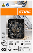 STIHL OEM 3612 005 0061 PICCO™ Duro 3 PD3 Carbide Chainsaw Chain – 18"