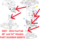 Hustler OEM 605468 Hydraulic Drive Belt Fits 2015 - Current 48", 54" and 60" Hustler FasTrak SD and SDX Models.