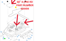 Hustler OEM 777185 Mower Deck Belt Fits Hustler 54" Raptor XDX, SDX, 60" X-ONE and Super Z Rear Discharge Model Number 938126EX and Early 54" Model Trimstar.