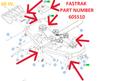 Hustler OEM 782292 Mower Deck Belt Fits Hustler Early 52" Super Z, 60" FasTrak, 60" X-ONEi Models, Late or Current Side Discharge 54" Super Z (Model 942805) and 60" X-ONE Models.