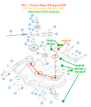 Hustler OEM 602745 Spindle Ass. Drive Pulley (7 in.) Fits Hustler 2023 - Current (72" X-ONE, 60" X-RIDE) Side Discharge; 2011 - Current (60" Super Z, Super Z HD) Side and Rear Disch.; All Models (Super SF, Super 88); 2018 - 2024 (72" Diesel Z) Rear Disch.