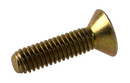 Hustler OEM 784199 UHMW Low Profile Screw (5/16 - 1.25 - 18) Fits Select X-ONE, Diesel Z (Rear Discharge), 2011 - Current Super Z, Super Z HD, Super 104, Super 88, ATZ Models (Rear Discharge Only) - Super S and Super SF Models (Side Discharge Only).